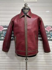 Veste en cuir véritable luxe