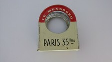 BORNE KILOMETRIQUE LE MESSAGER PARIS 35 KMS / SUPPORT ROULEAU DE SCOTCH TOP 4