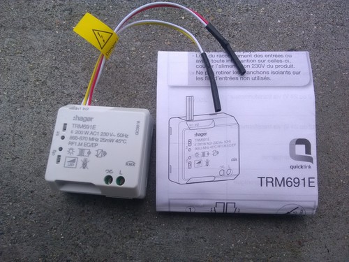 Hager trm691e variateur 200w - hager,