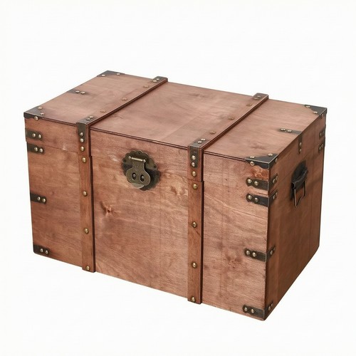 Coffre rangement bois - coffre, de