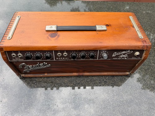 1963 fender bassman blonde - fender,