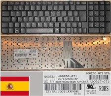 Clavier Qwerty Espagnol HP 6830 6830S V071326BK1 466200-071 490327-071 Noir