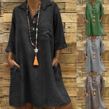 Robe Mi-Longue D'été En