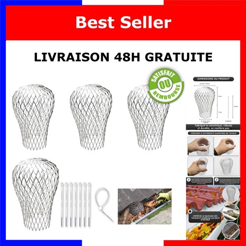 Filtre gouttière pièces - gouttière, 4
