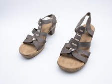 Rieker Femmes Escarpins Sandales Sandalette Chaussure Braun Taille 42 Eu Art