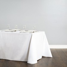 Nappe carrée Blanche Mate