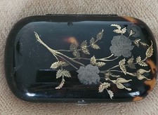 Ancien Porte Monnaie Louis Aumonière bourse 19ème Siècle Argent Et écaille