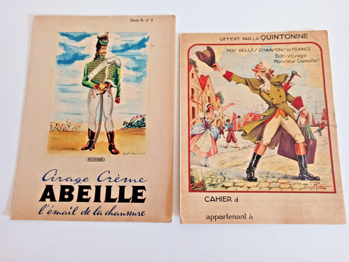 Deux anciens protèges - , cahier