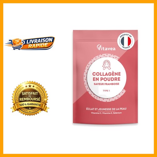 Collagène saveur framboise - collagène,