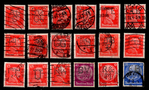 Allemagne 18 timbres - allemagne,