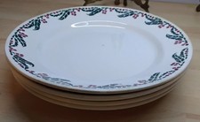 4 Assiettes plates terre de