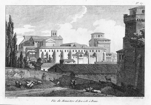 1804 roma aracoeli incision - roma,
