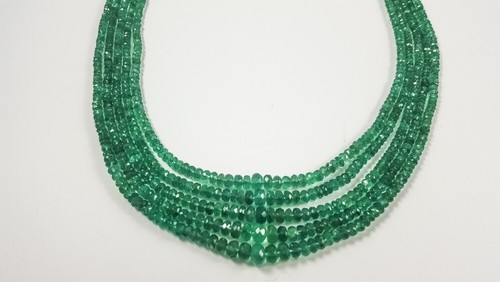 Collier perles émeraude sur - collier, 5
