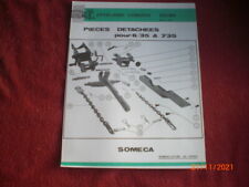 ANCIEN  PROSPECTUS  PUBLICITAIRE  PIECES  DETACHEES  ATTELAGES LEMOINE / SOMECA