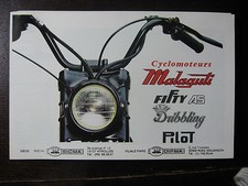 MOTO CYCLOMOTEUR MALAGUTI 1980 CATALOGUE PROSPECTUS FIFTY A5 DRIBBLING PILOT