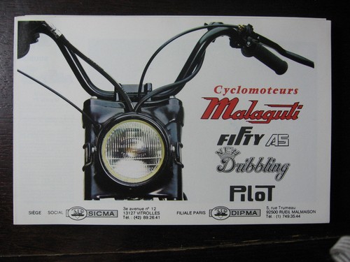 Moto cyclomoteur malaguti - moto,