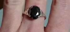Bague En Argent Sertie D'une