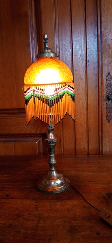 Lampe table patte verre - lampe,