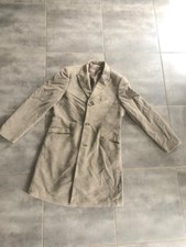 Manteau homme long en velours