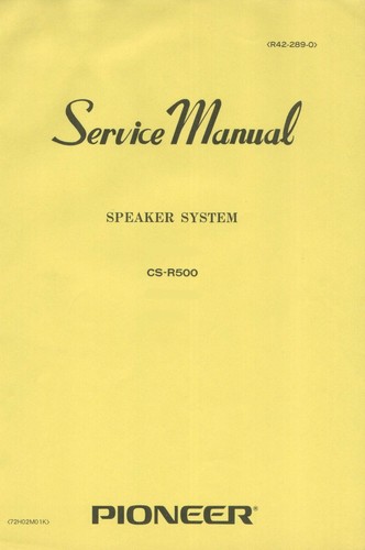 Service manuel instructions - service, d'instructions