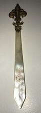 Ancien Coupe Papier Nacre Et