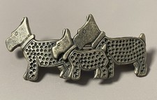 Chien Vintage barrette à