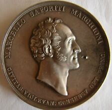 Rare médaille Italie, en argent, hommage à Marcello Saporiti #1709#