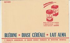 M74 ANCIEN BUVARD PUBLICITAIRE " BLÉDINE " Lait Alma Jacquemaire