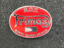 BROCHE MOTO BIKE MOTO CLUB FRIMAS NOC NORTON OWNERS CLUB VINTAGE