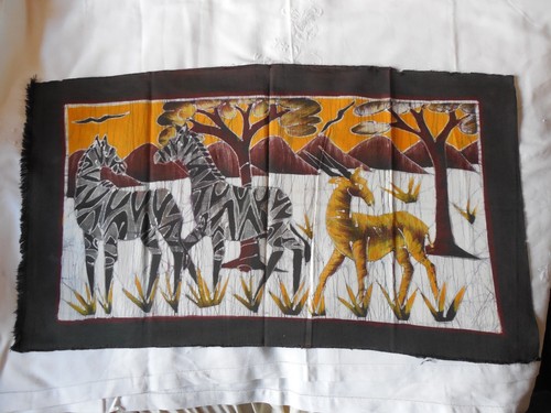 Peinture africaine sur tissu - africaine,