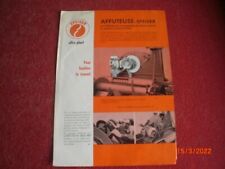 ANCIEN   PROSPECTUS  PUBLICITAIRE   AFFUTEUSE  SPEISER    IMPORTEE  PAR  KUHN