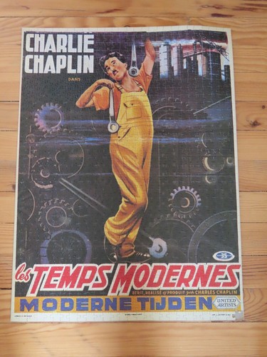 Affiche puzzle charlie chaplin - charlie,