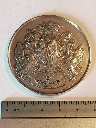 Medaille bronze argenté - medaille, en