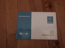 mercedes classe G 240d/300d très rare manuel du proprietaire 1982