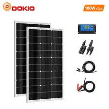 Dokio 200W/400W Kit Panneau Solaire 12V - Camping-Car, Maison