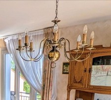 Lustre 8 feux de style