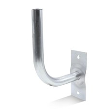 | Fixation Antenne | Pack 1 | Mat Parabole Mural en L | Ø25mm | 20X17cm | Sup...