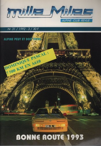 Mille miles alpine a108 - miles, 31