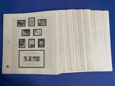 Pages d'album SAFE DUAL MONACO de 1994 à 1999, sans timbres, bon état