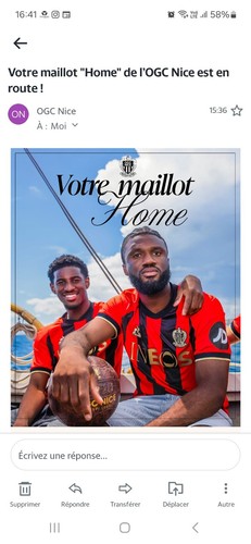 Mailoot foot ogc - foot, nice
