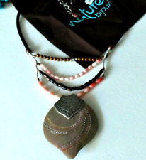 NATURE BIJOUX COLLIER BLOSSOM GYPSY NACRE ARGENT NEUF/ETIQUETTE 149€