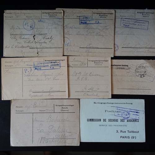 Ww1 camp hameln lettre - ww1,