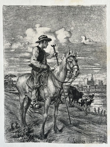 Adolphe gumery gravure - gumery,