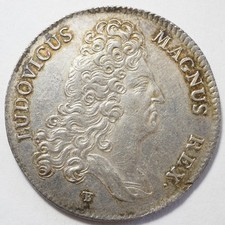 LOUIS XIV : RARE JETON ARGENT