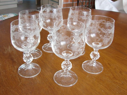 Verres graves cristal - 6,