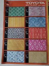 Cartes perforées Toyota pour machine à tricoter  N° 5001-5010