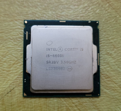 Processeur intel core 6600k - processeur,