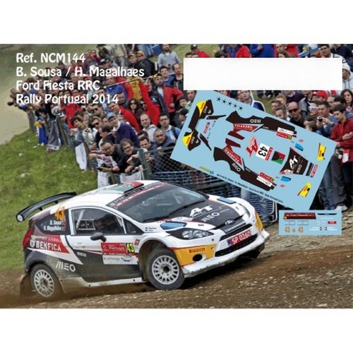 Decals ford fiesta rrc - 1/43,