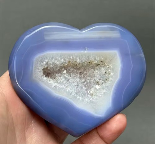 Cristal agate bleue - cristal,