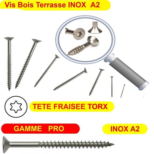 Vis bois 6mm - Ø,
